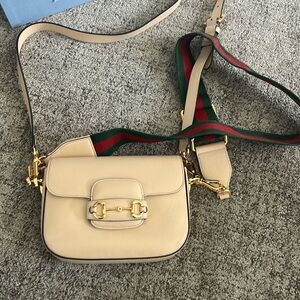 Gucci Horsebit 1955 Sherry Horsebit Crossbody Bag